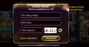 Hướng dẫn cách lấy lại mật khẩu Sunwin