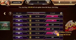 Game bài liêng Sunwin