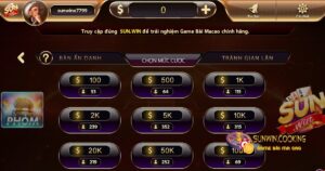 Game bài phỏm Sunwin