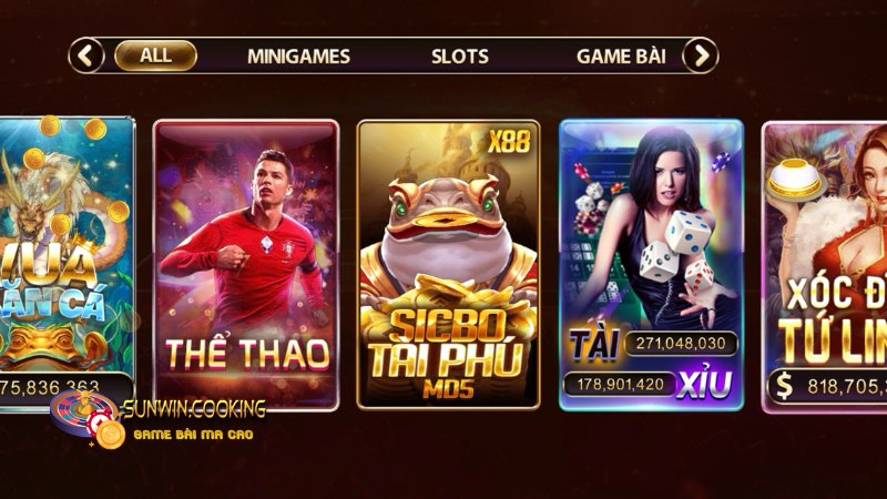 Danh sách sản phẩm của Sunwin