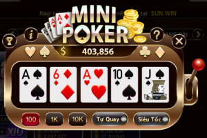 Game Mini Poker Sunwin